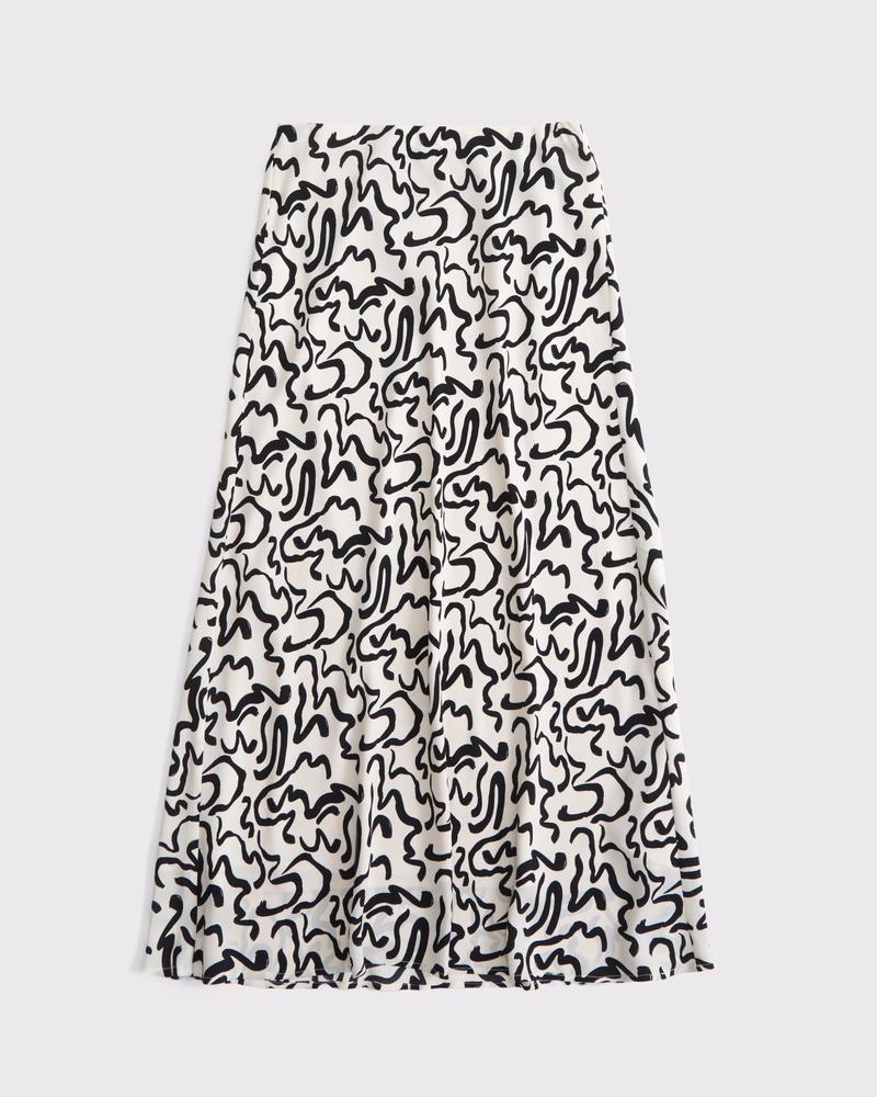 Mid Rise Maxi Skirt Product Image