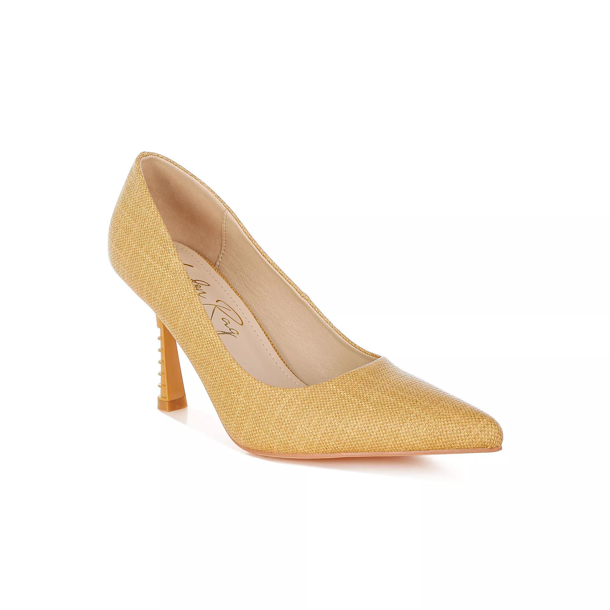 London Rag Zuzana Women's High Heel Pumps, Size: 9, Beige Product Image