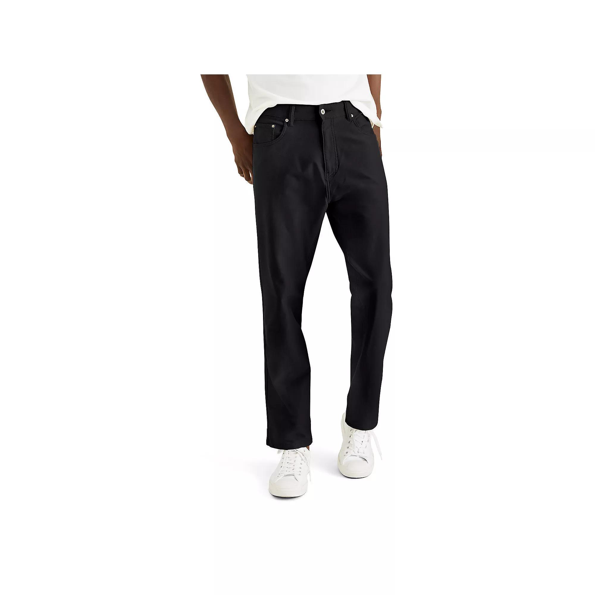 Big & Tall Dockers® Smart 360 Knit™Comfort Knit Jean Cut Pants, Men's, Size: 50X30, Beautiful Black Product Image