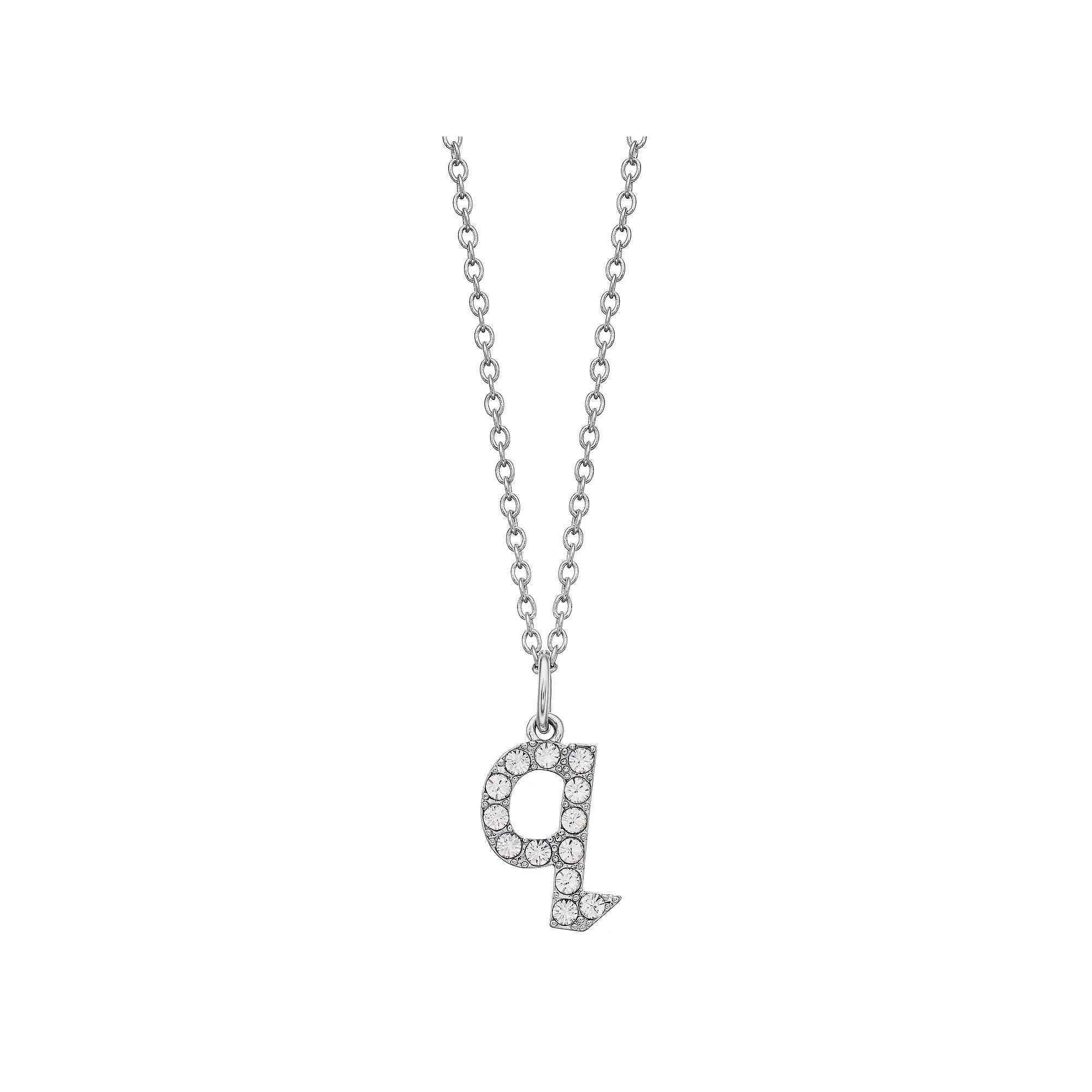 Brilliance Initial Pendant Necklace, Womens Q Product Image