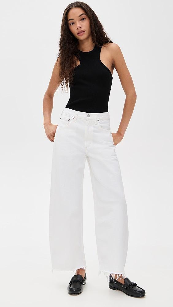 AGOLDE Low Curve Fray Jeans | Shopbop Product Image