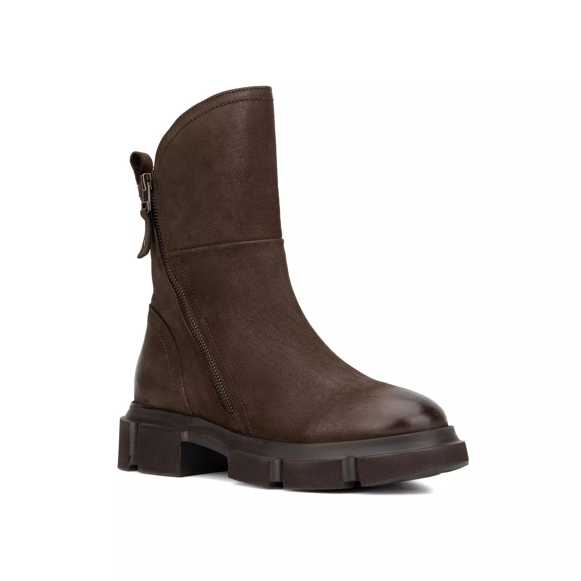 Vintage Foundry Co. Juliette Women's Leather Ankle Boots, Size: 8.5, Brown Product Image
