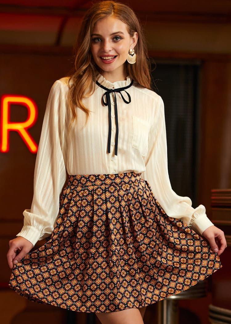 Match Made in Heaven Balloon Sleeve Blouse Product Image
