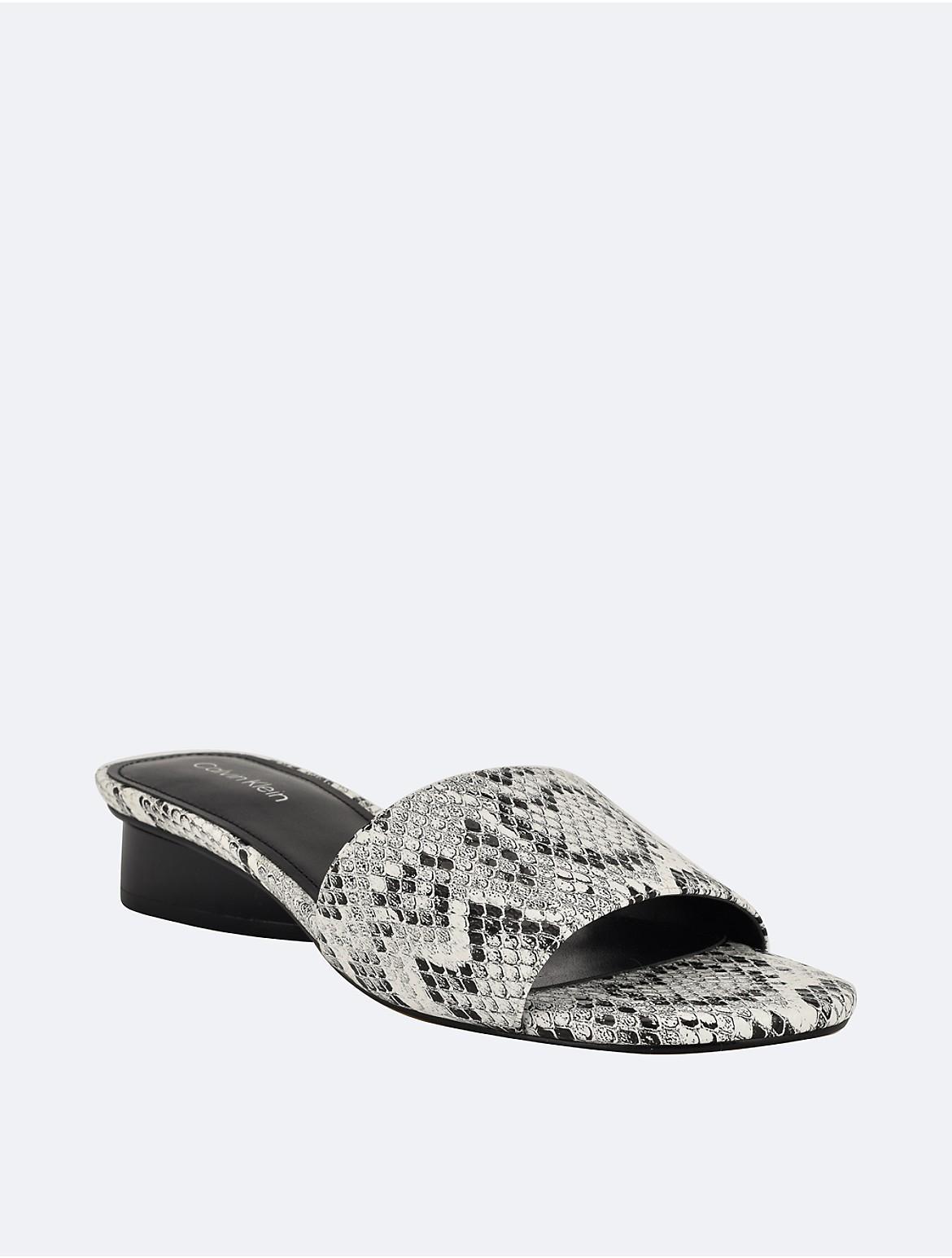 Calvin Klein Women's Women's Kimmie Sandal - Black - 8.5 Product Image