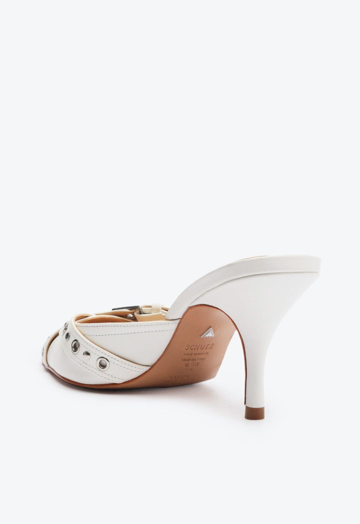 Vinnie Mule Leather Pump Product Image