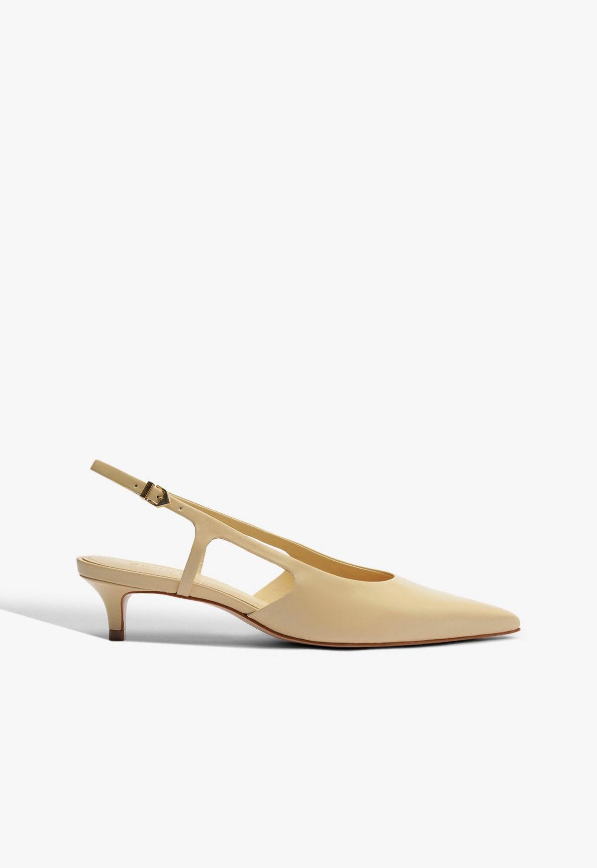 Boris Kitten Leather Pump Product Image