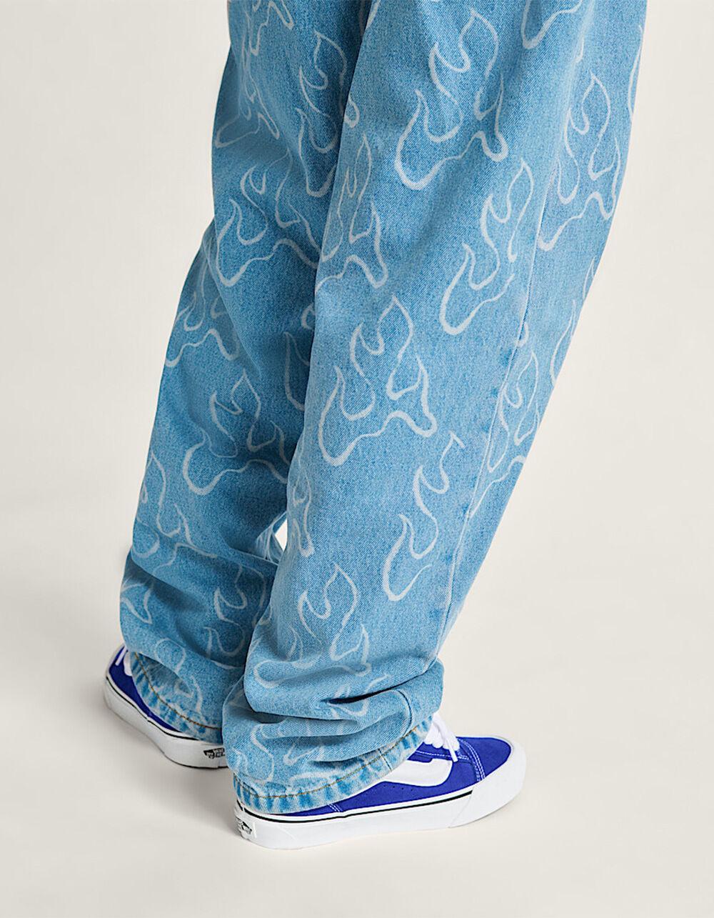 VANS Knu Skool Shoes - BLUE/WHT Product Image
