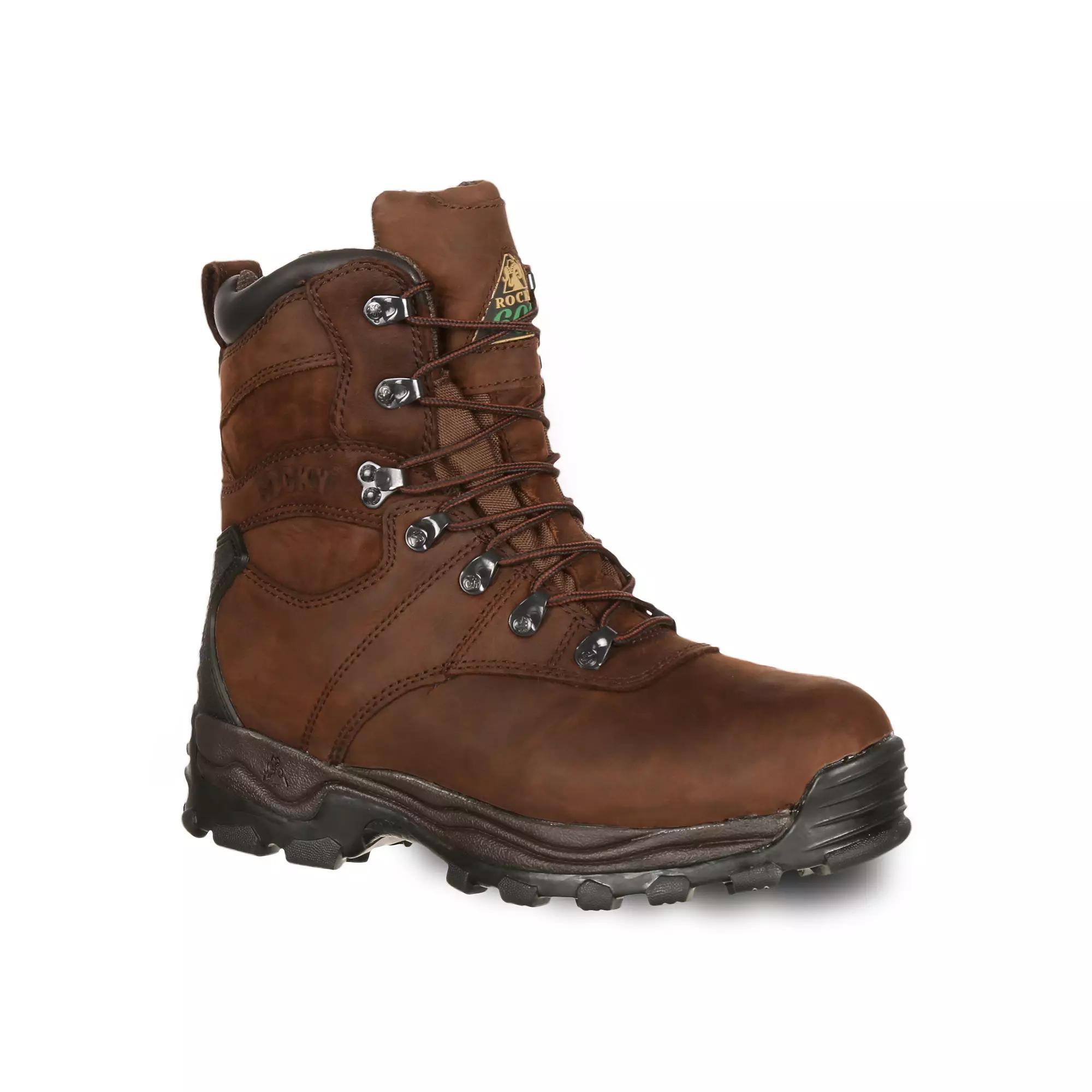 Rocky Sport Utility Pro Men's Insulated Waterproof Hunting Boots, Size: 10 Wide, Brown Product Image