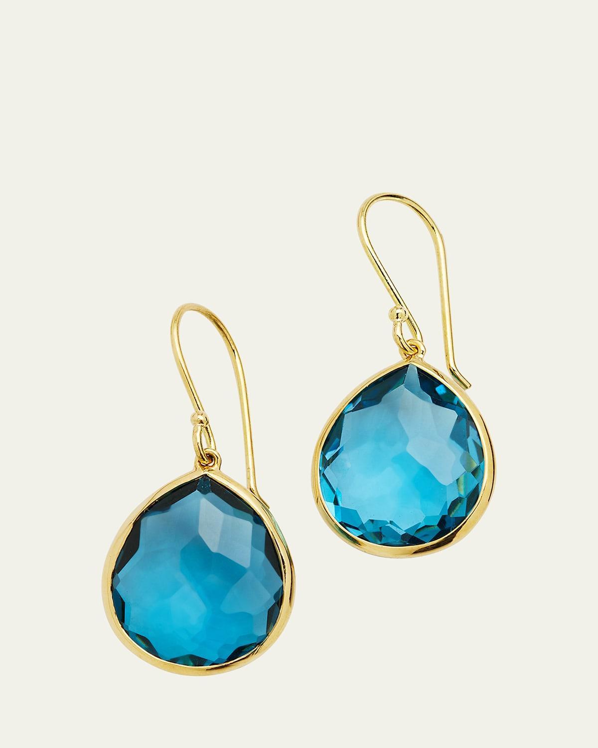 Small Teardrop Earrings in 18K Gold Product Image