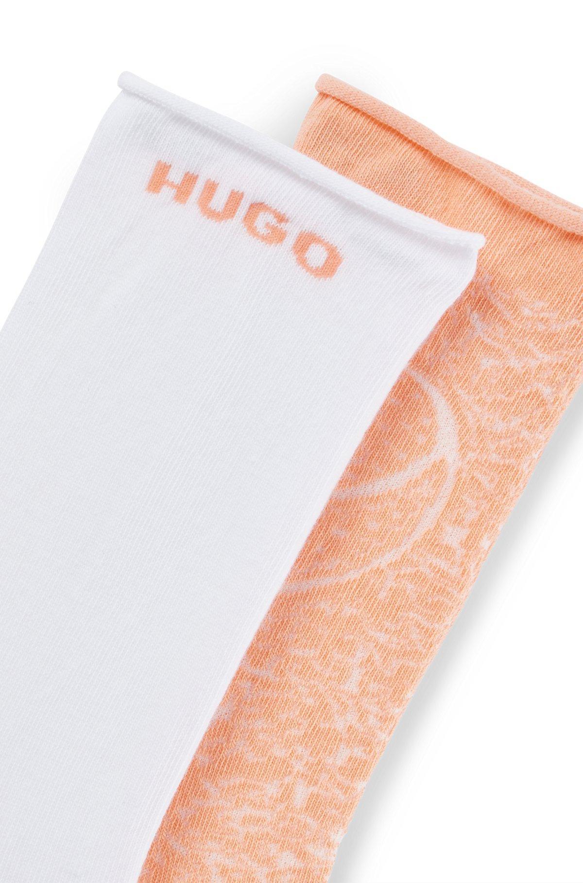 Two-pack of socks in a cotton blend Product Image
