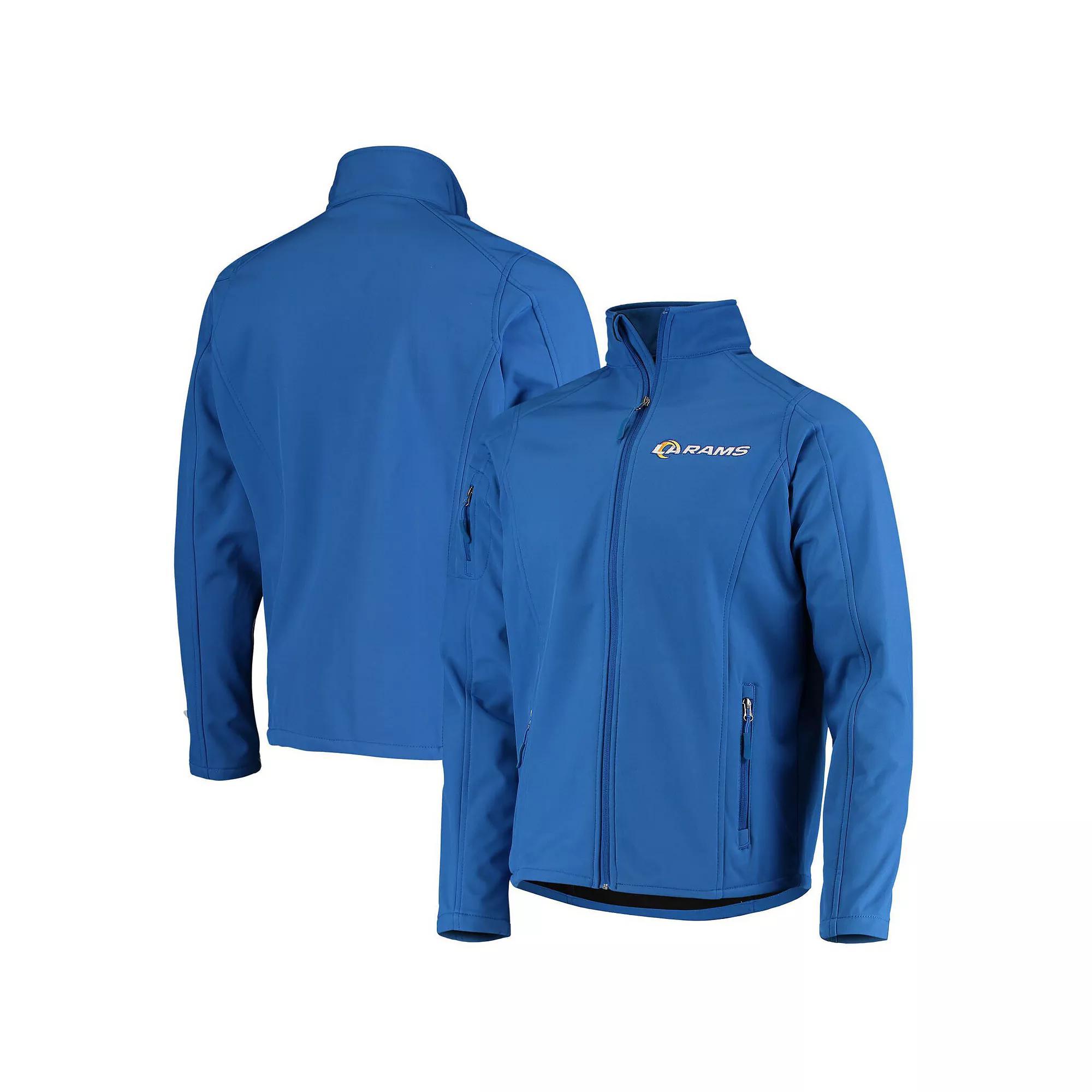 Men's Dunbrooke Royal Los Angeles Rams Sonoma Softshell Full-Zip Jacket, Size: Medium, Blue Product Image