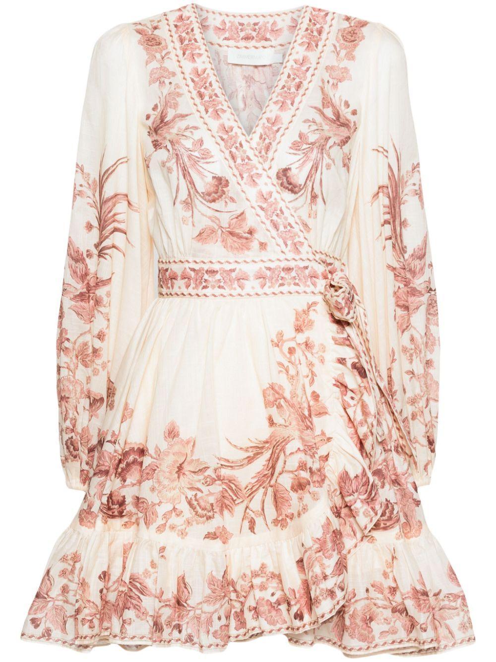 Waverly wrap mini dress Product Image