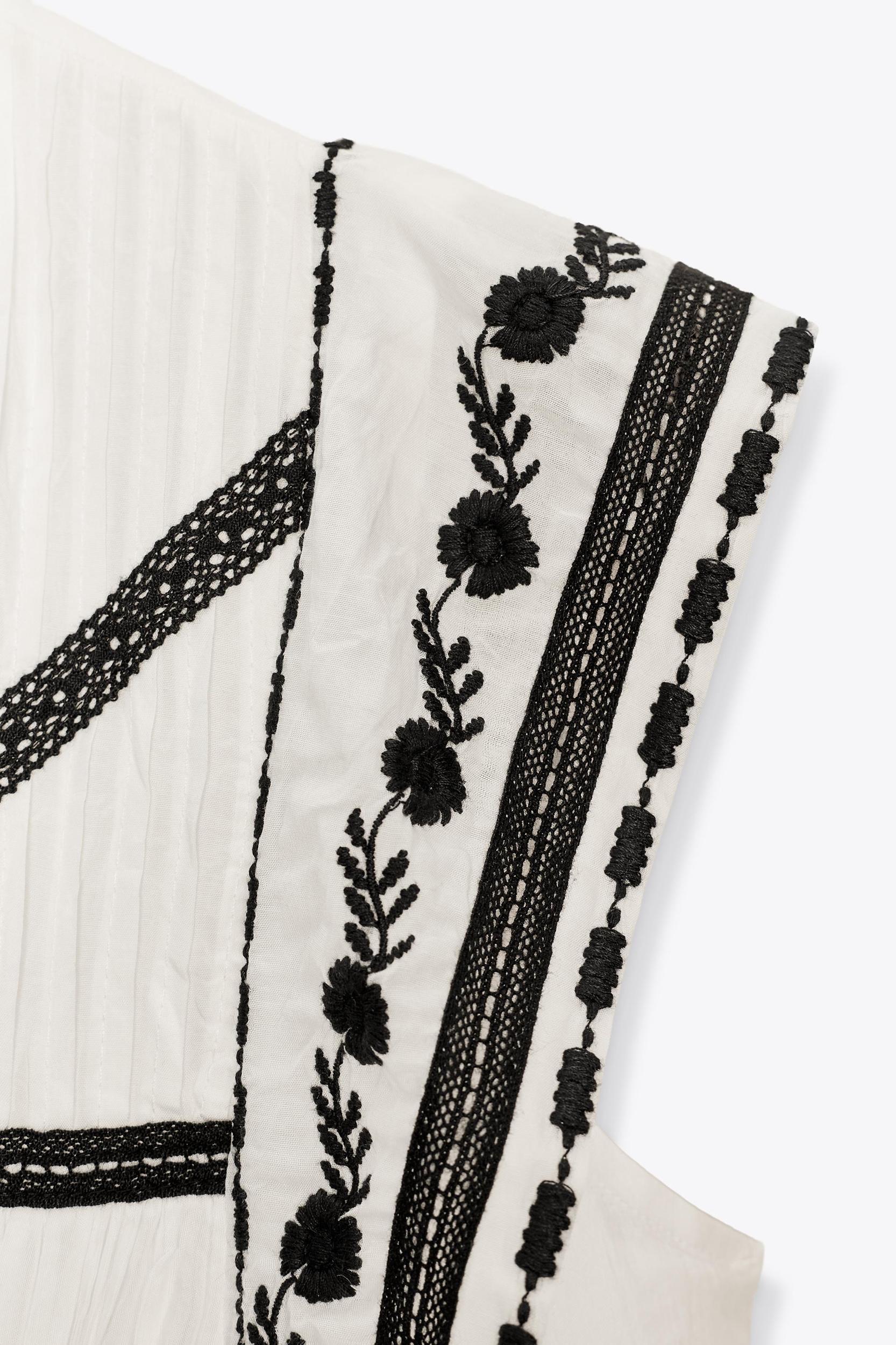 ZW COLLECTION EMBROIDERED SHORT DRESS Product Image