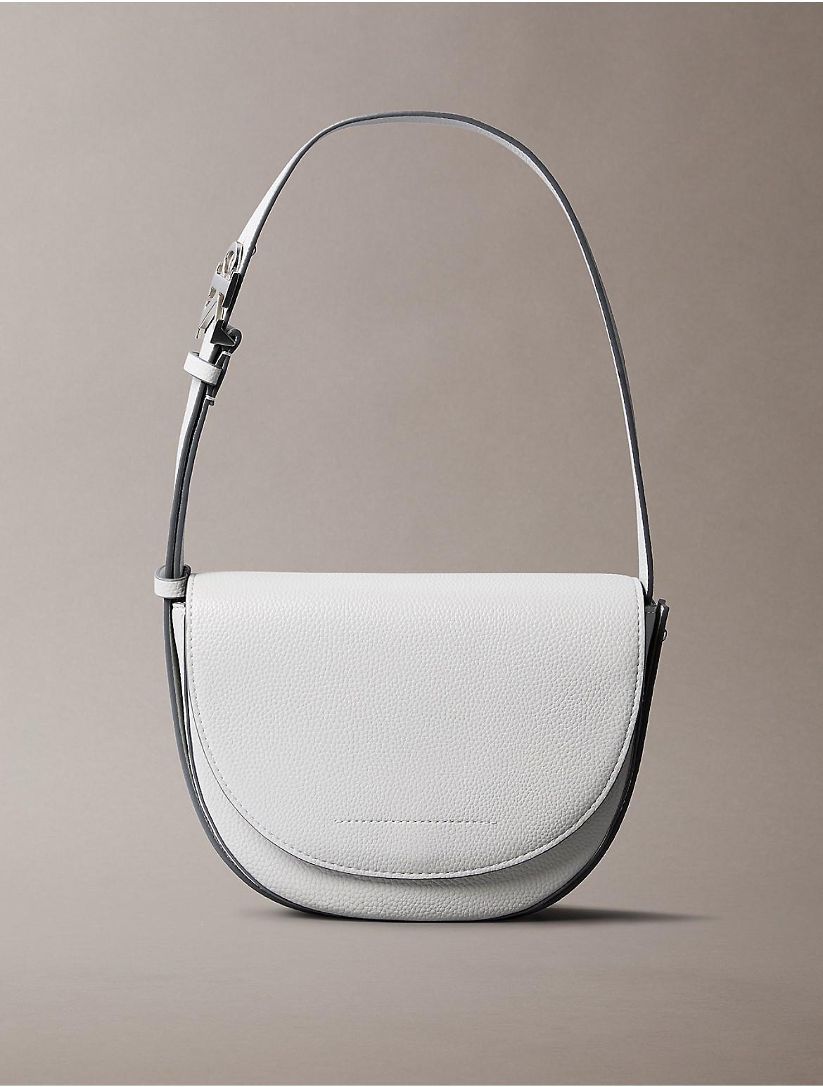Calvin Klein Women's Archive Hardware Saddle Bag - Grey Product Image