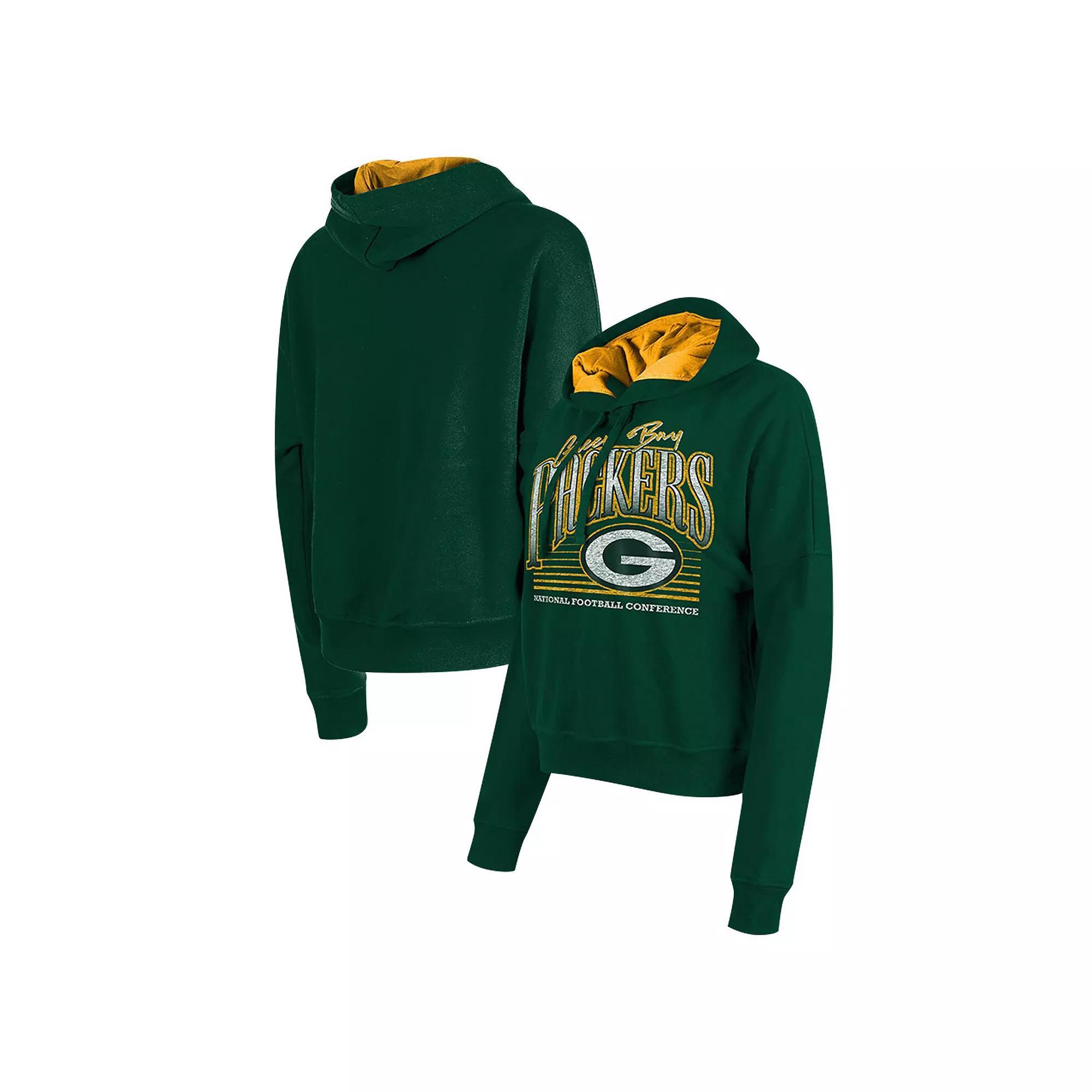 Women's New Era Purple Minnesota Vikings Boxy Pullover Hoodie, Size: Medium Product Image