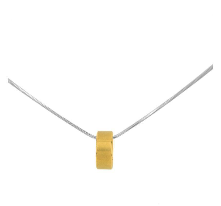 Ring Pendant Stainless Steel Necklace Product Image
