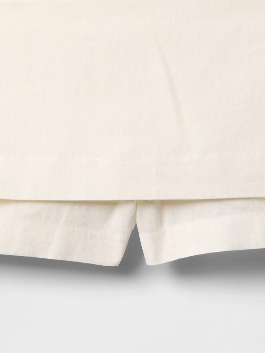 Linen-Blend Mini Skort Product Image