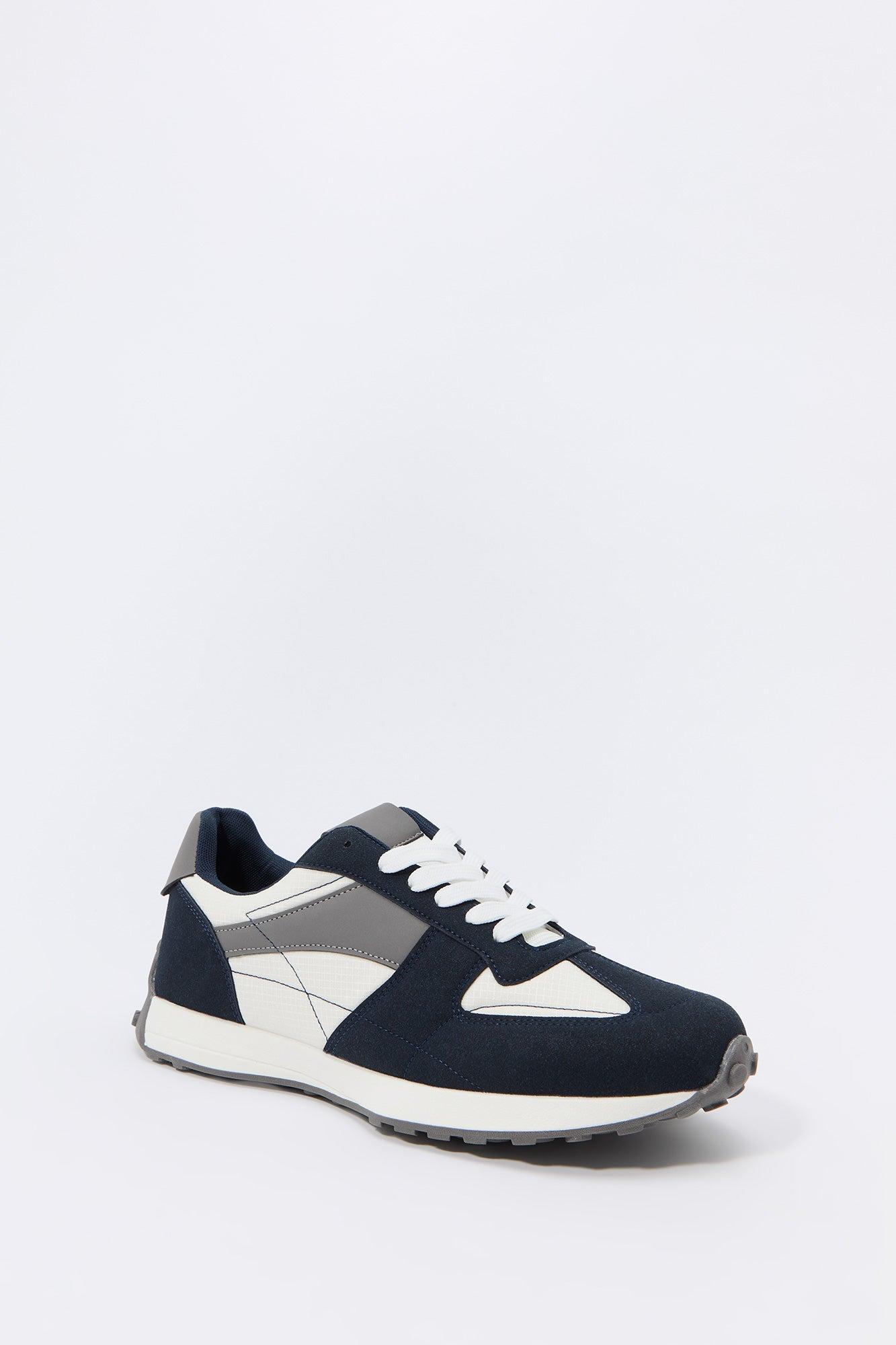 Faux Suede Colourblock Sneaker Male Product Image