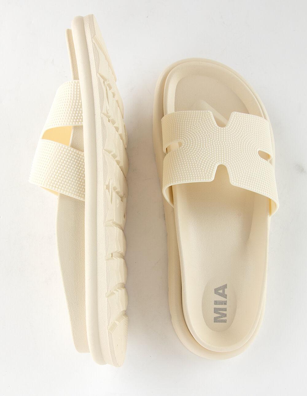 MIA Bertini Womens Slide Sandals - BONE Product Image