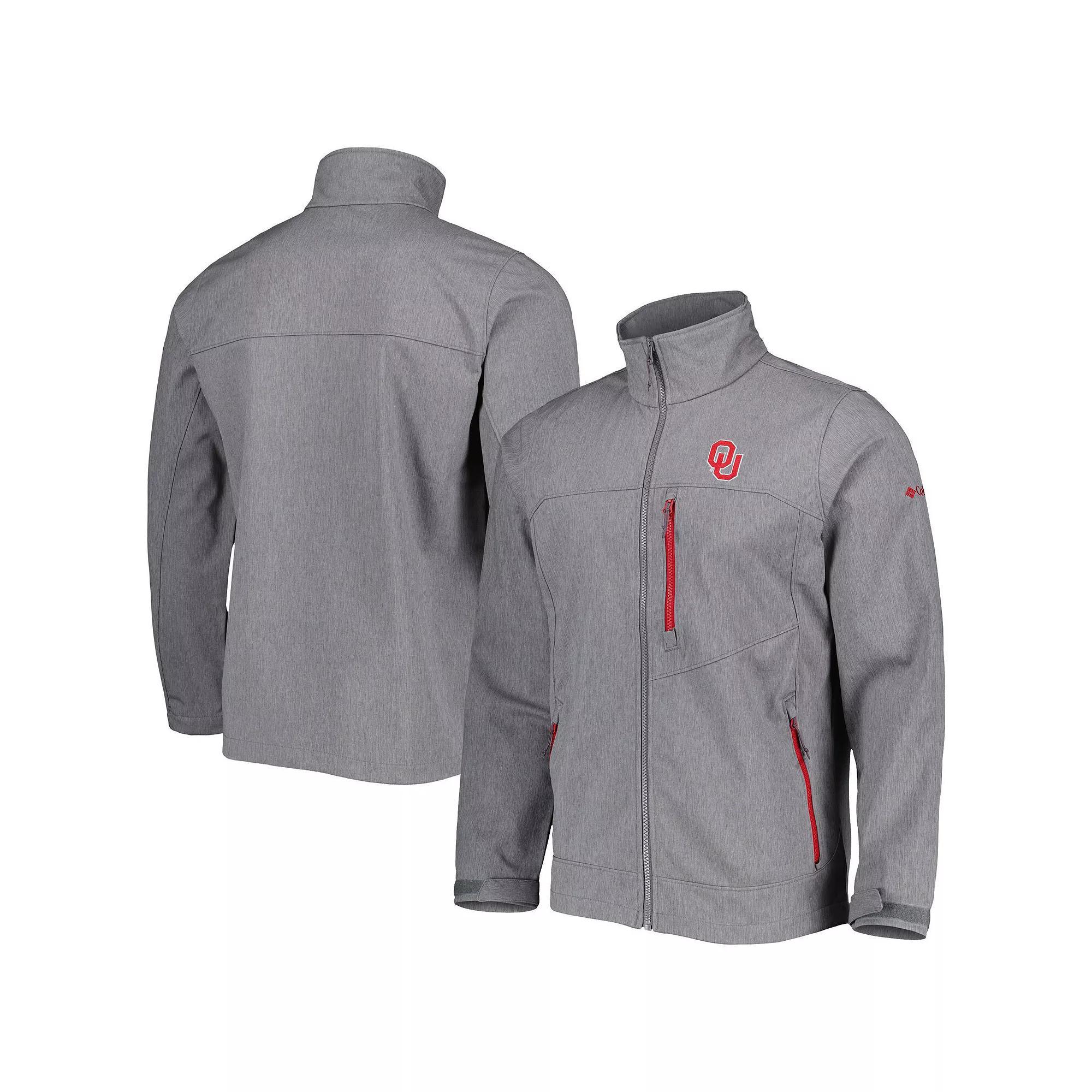 Men's Columbia Gray Oklahoma Sooners Ascender II Full-Zip Jacket, Size: Small, Grey Product Image