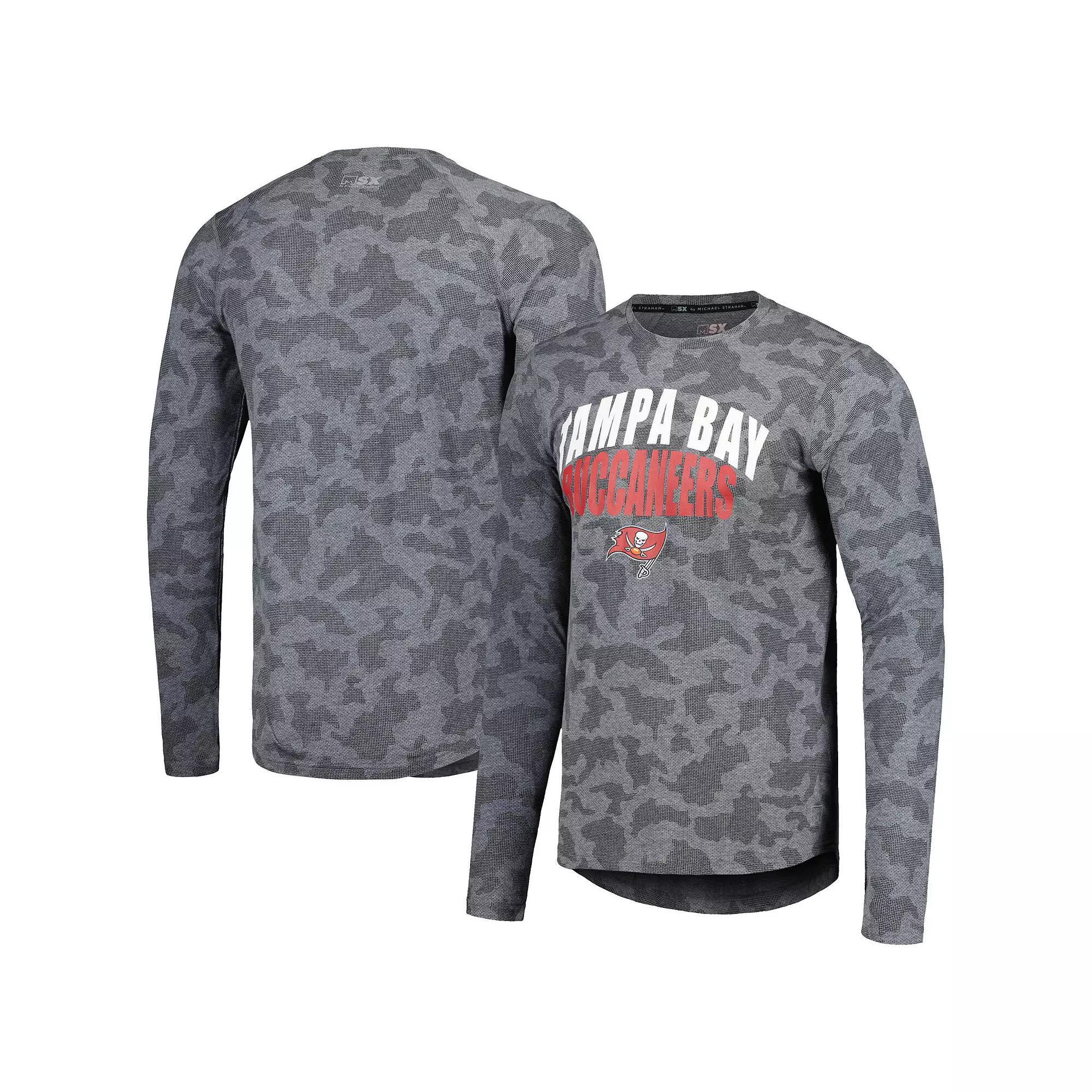 Men's Starter Heather Charcoal Tampa Bay Buccaneers Long Sleeve T-Shirt, Size: 2XL Product Image