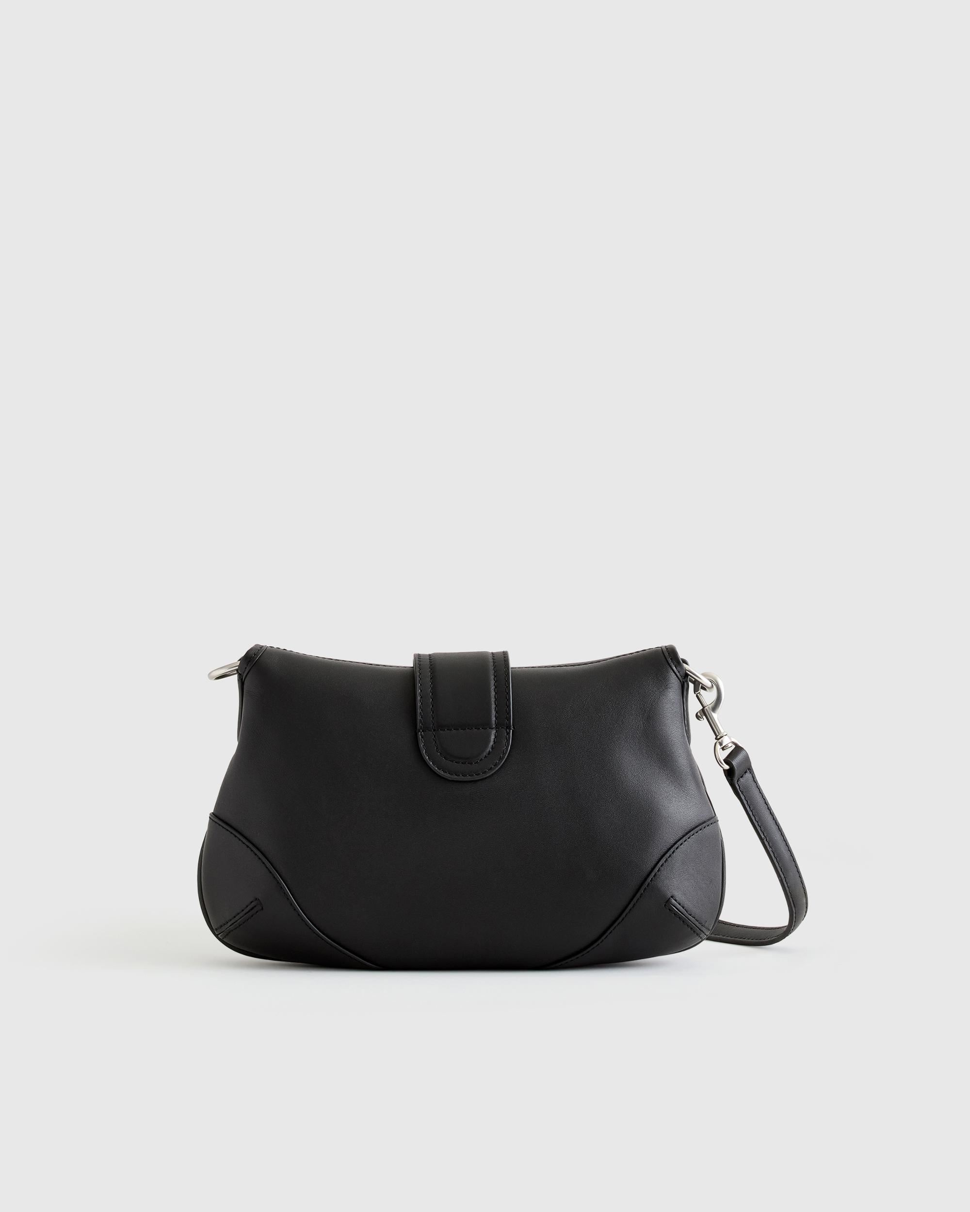 Quince | Women's Italian Leather Buckle Detail Shoulder Bag Product Image