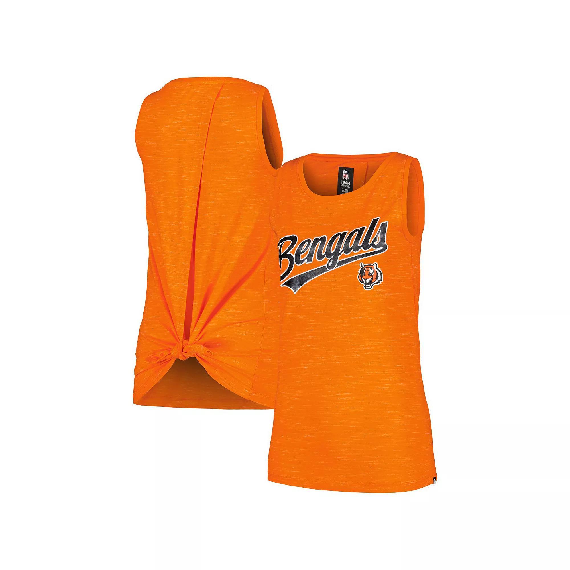 Women's New Era  Orange Cincinnati Bengals  Space Dye Active Tank Top, Size: 2XL Product Image