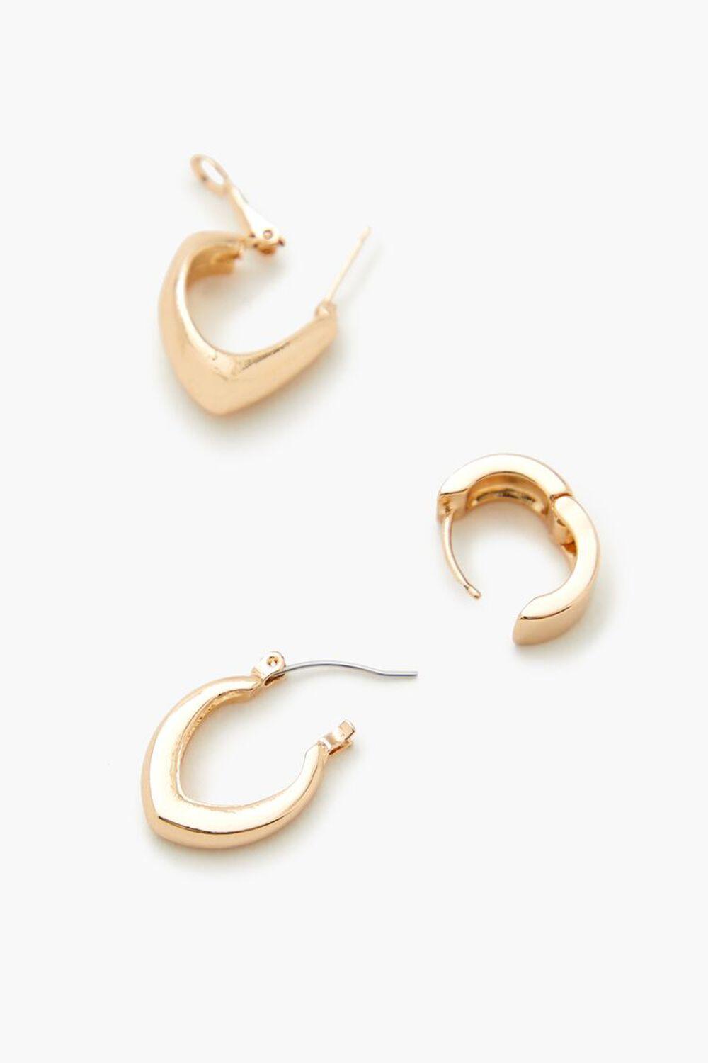 Geo Hoop Earring Set | Forever 21 Product Image
