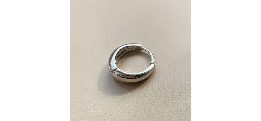 Polished Sterling Silver Hoop Earring (various designs) Product Image