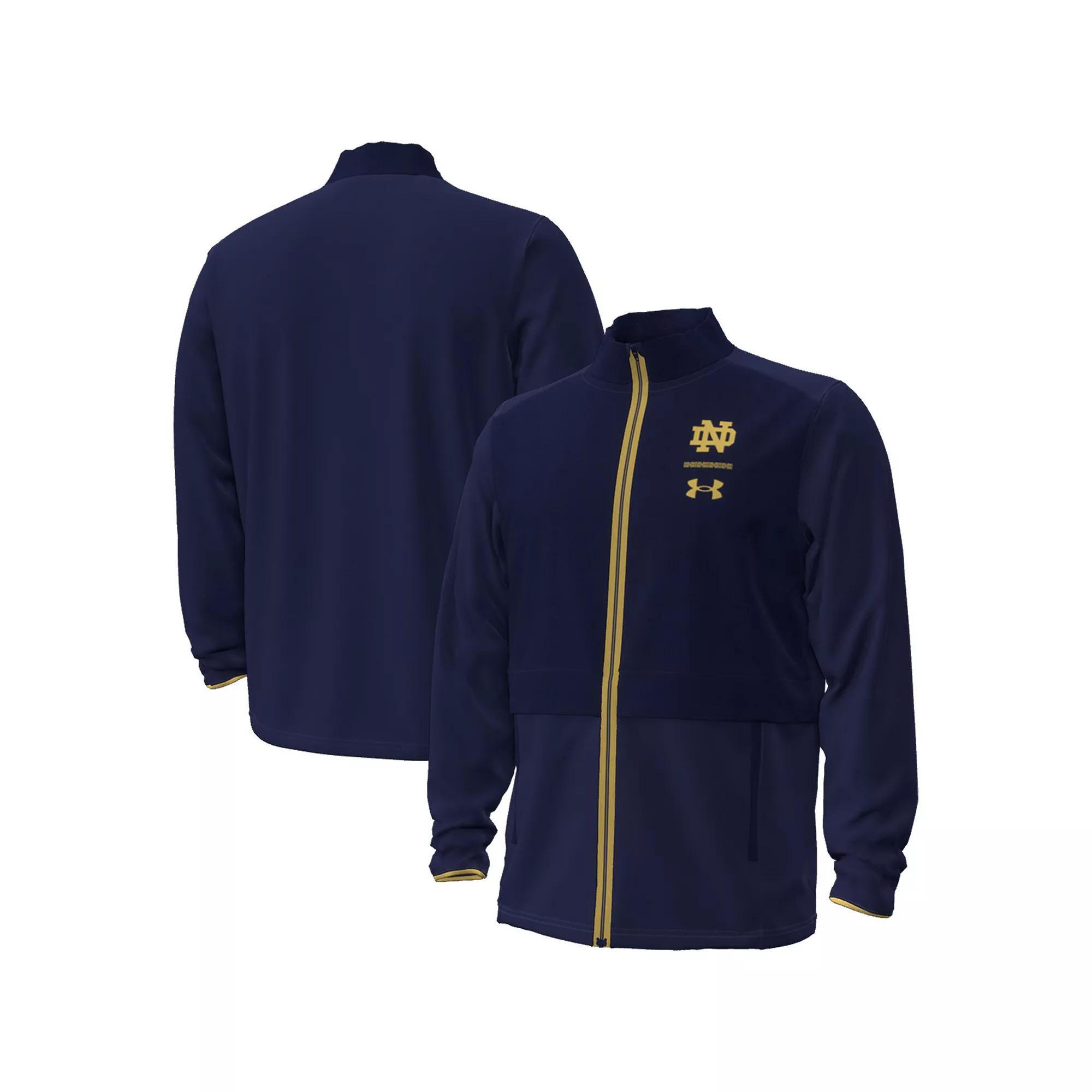 Mens Under Armour Notre Dame Fighting Irish 2023 Aer Lingus College Football Classic Full-Zip Jacket Blue Product Image