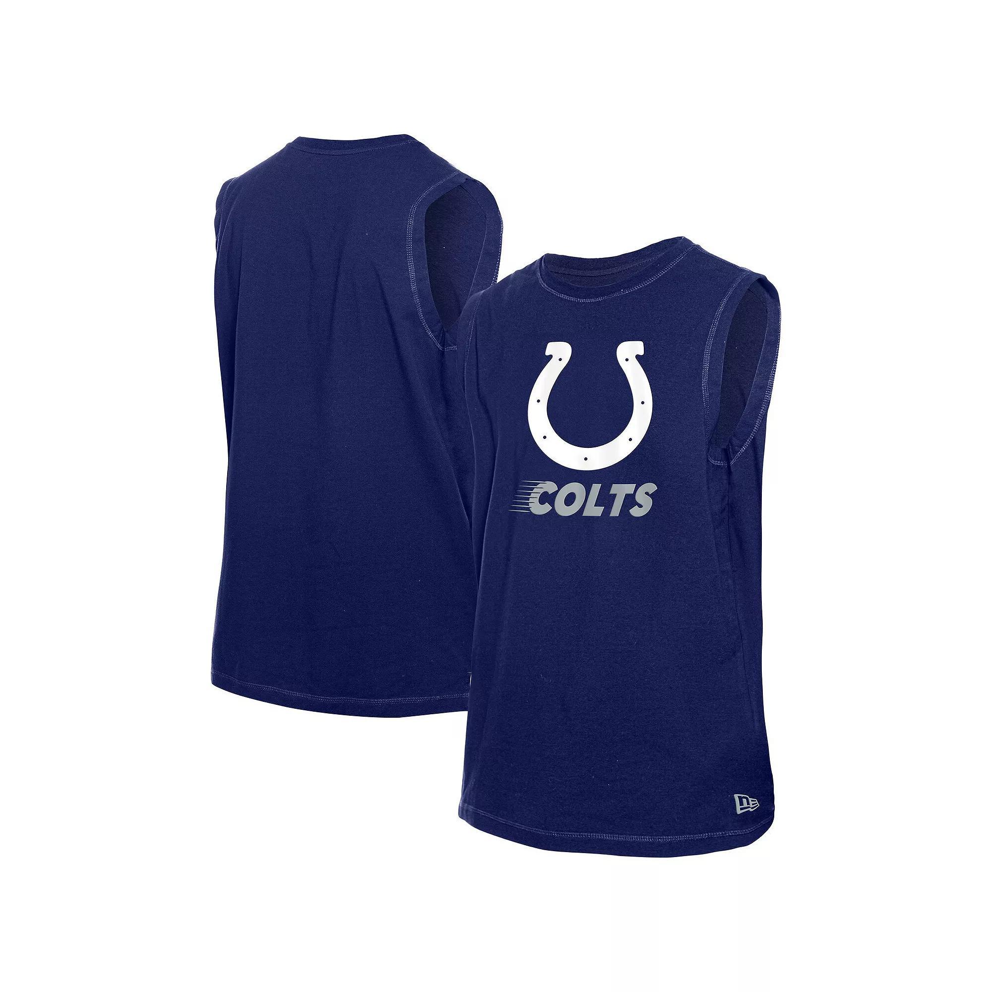 Men's New Era  Royal Indianapolis Colts Leisure Collection Tank Top, Size: Medium, Blue Product Image