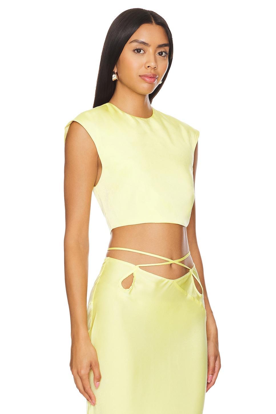 Anya Satin Top Bardot Product Image