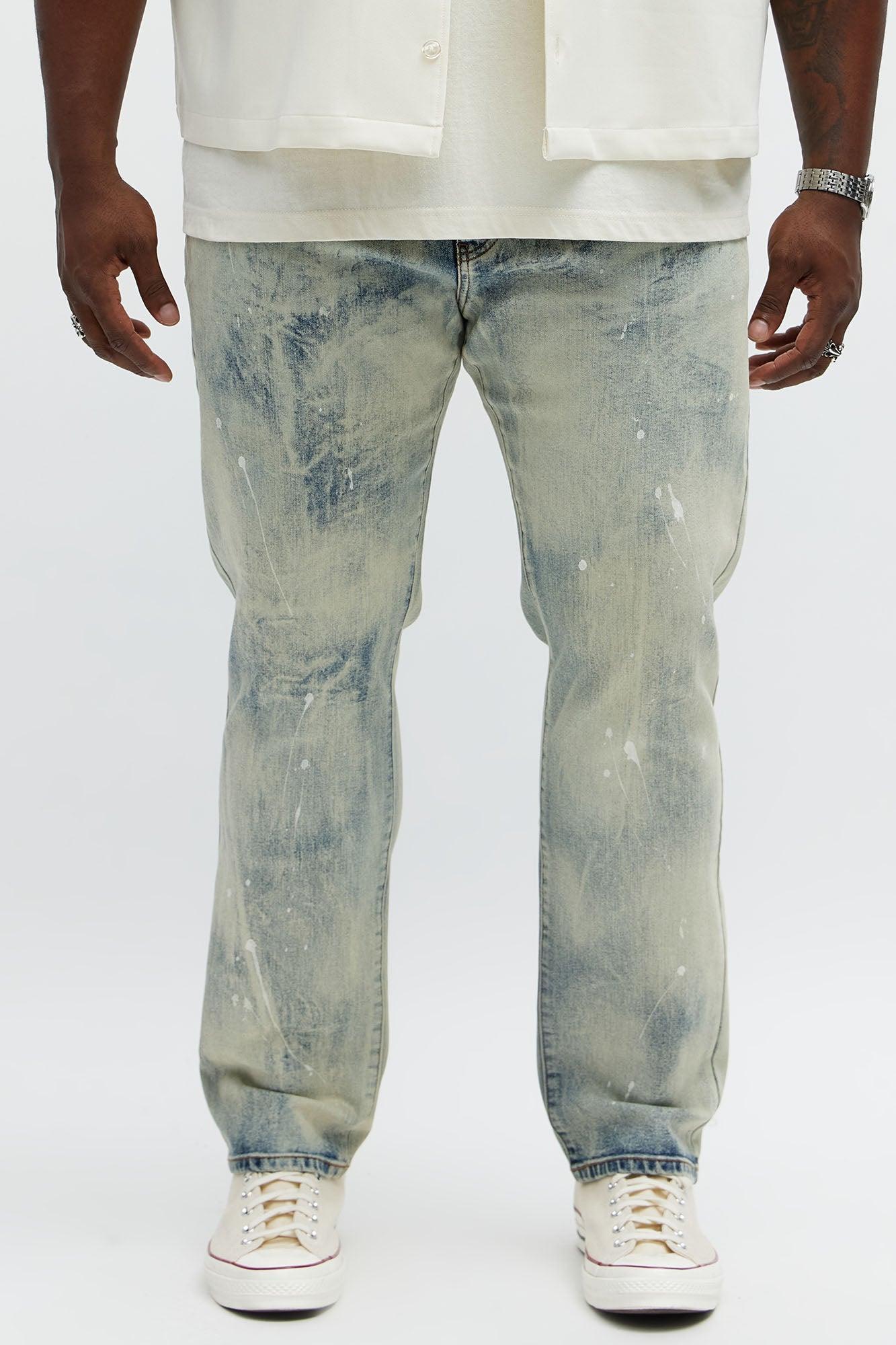 Skinny Metro Bleached Jeans - Bleach Blue Wash Product Image