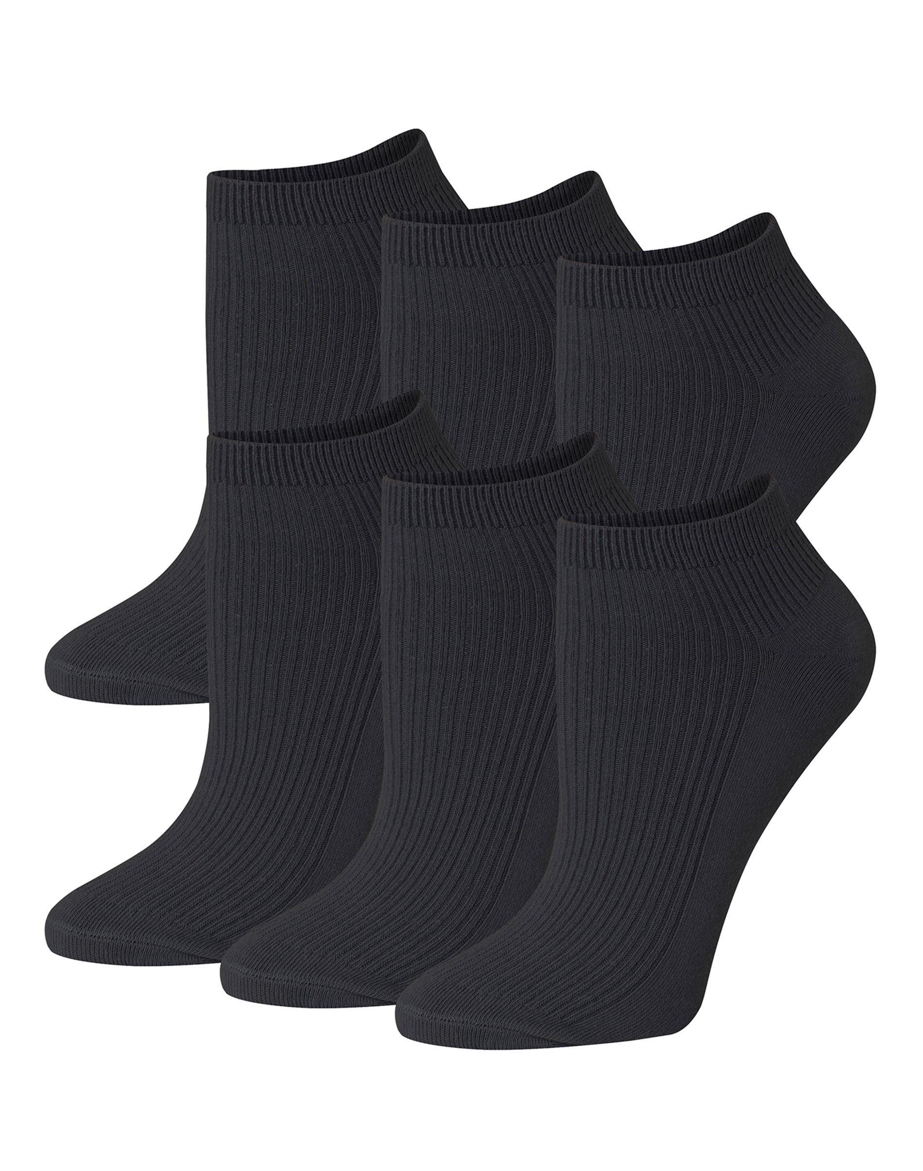 Hanes Originals Womens SuperSoft No Show Socks, 6-Pairs Green 5-9 Product Image