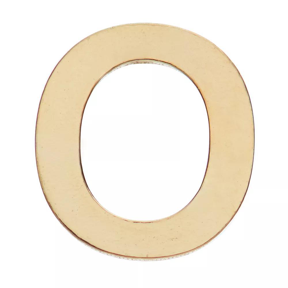 Au Naturale 14k Gold Initial Single Stud Earring, Women's Product Image