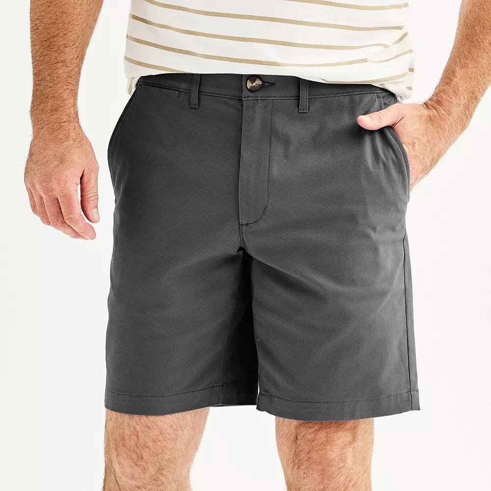 Men's Sonoma Goods For Life® 9" Flexwear Flat Front Shorts, Size: 40 9 IN, Magnet Product Image