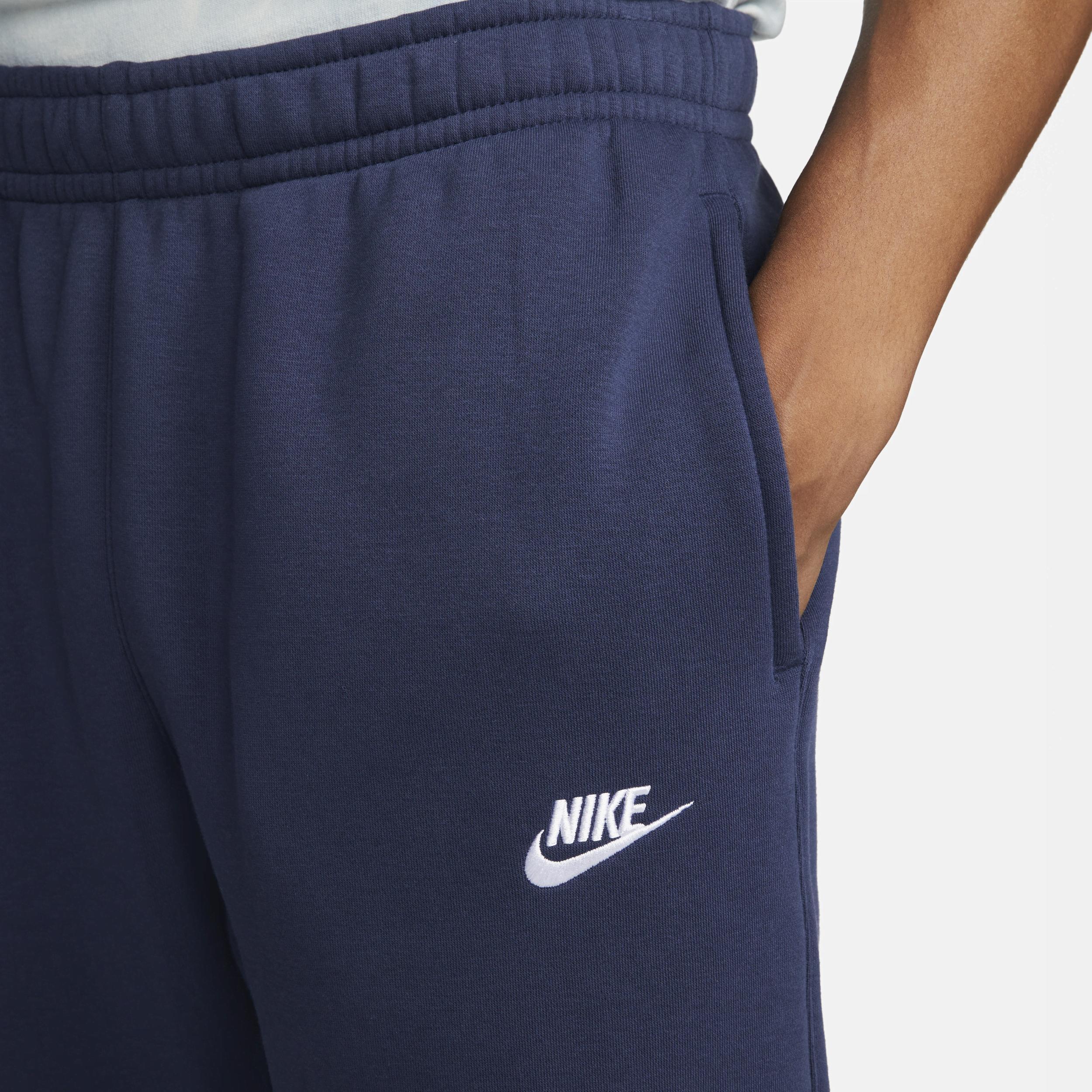 Men's Nike Club Fleece Pants, Size: Medium, Black Navy Product Image