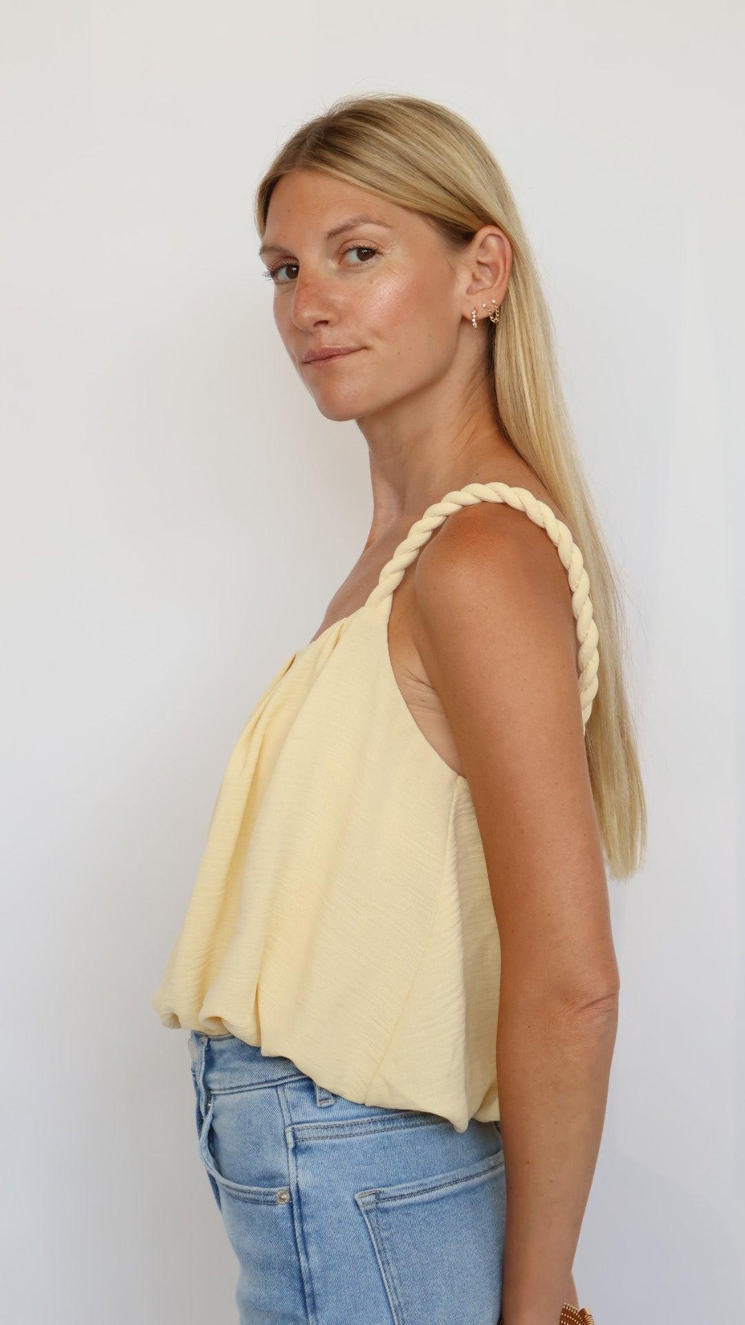 Bubble Braided Strap Top Product Image