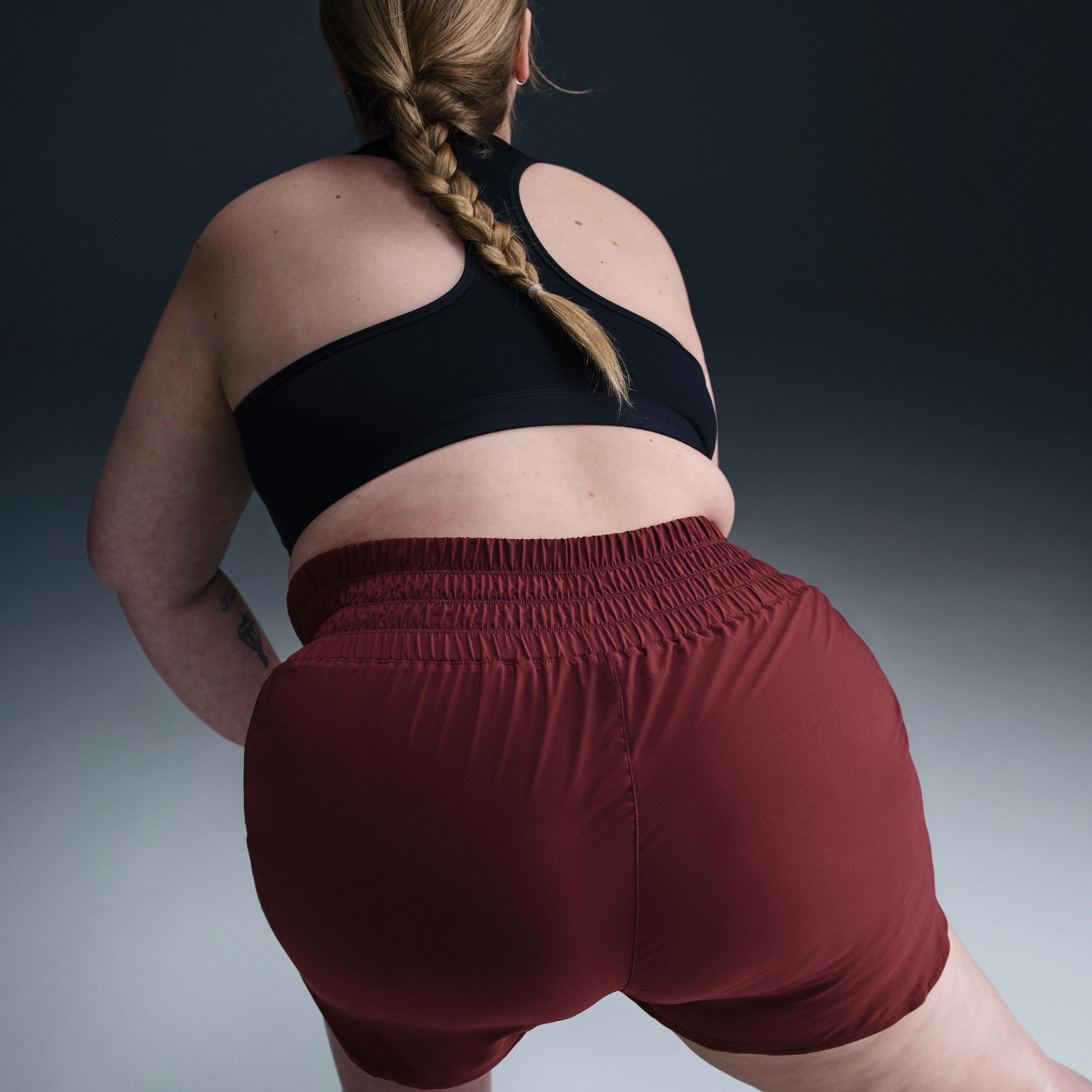 Nike Women's Dri-FIT One Ultra High-Waisted 3" Brief-Lined Shorts (Plus Size) Product Image