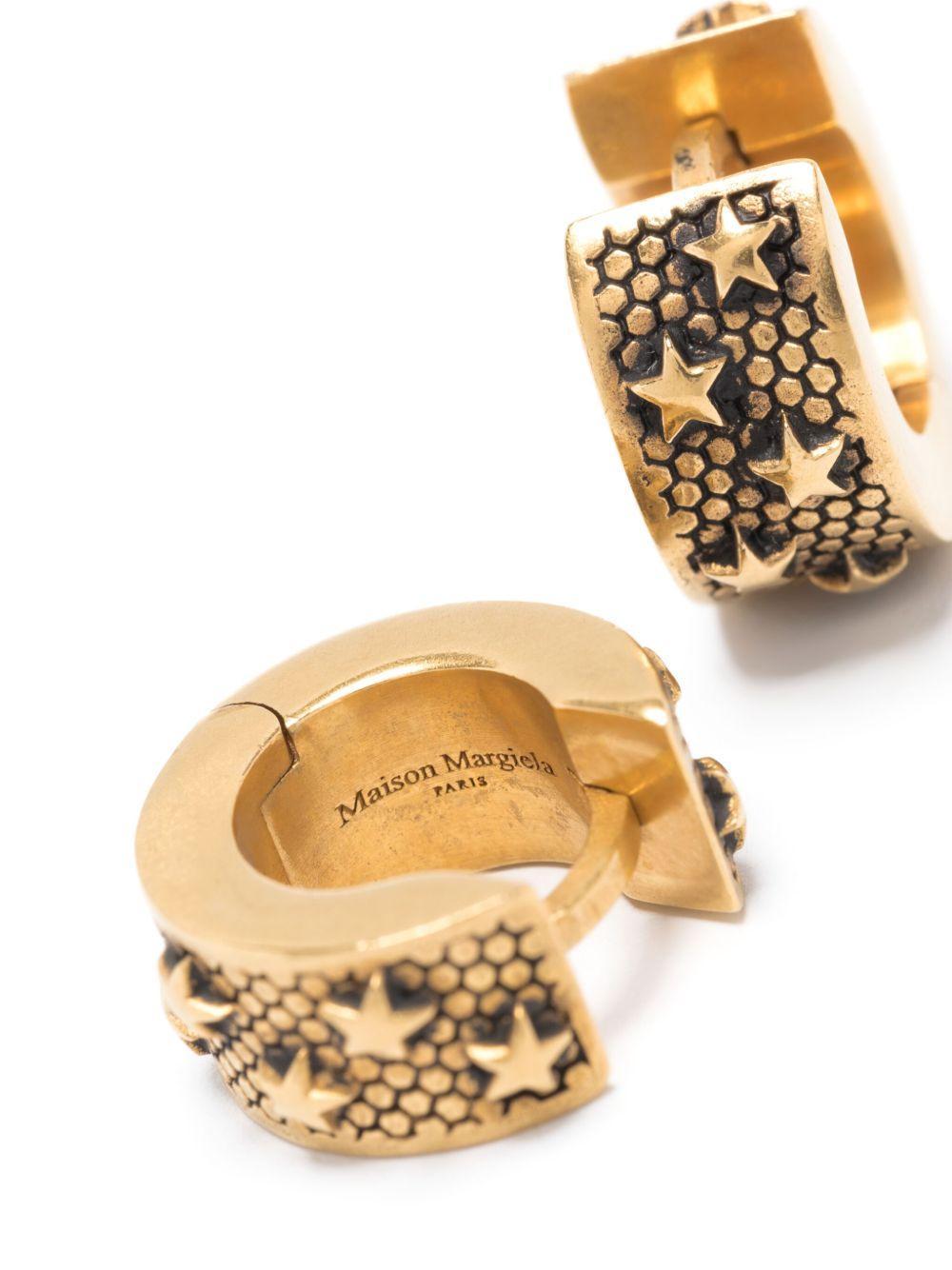 stars-detailed hoop earrings Product Image