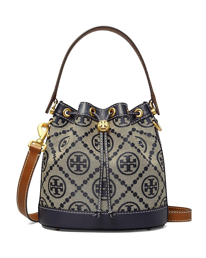 Tory Burch T Monogram Jacquard Bucket Bag Product Image