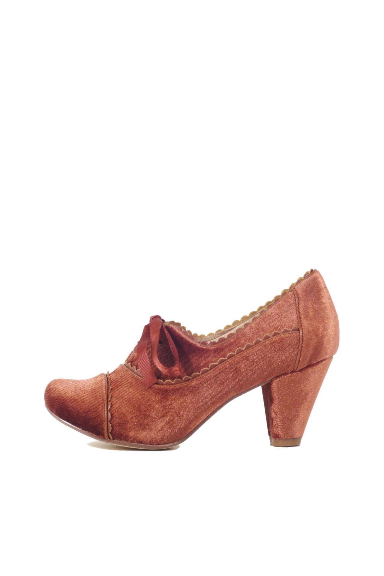 Madison Velvet Retro Heels Product Image