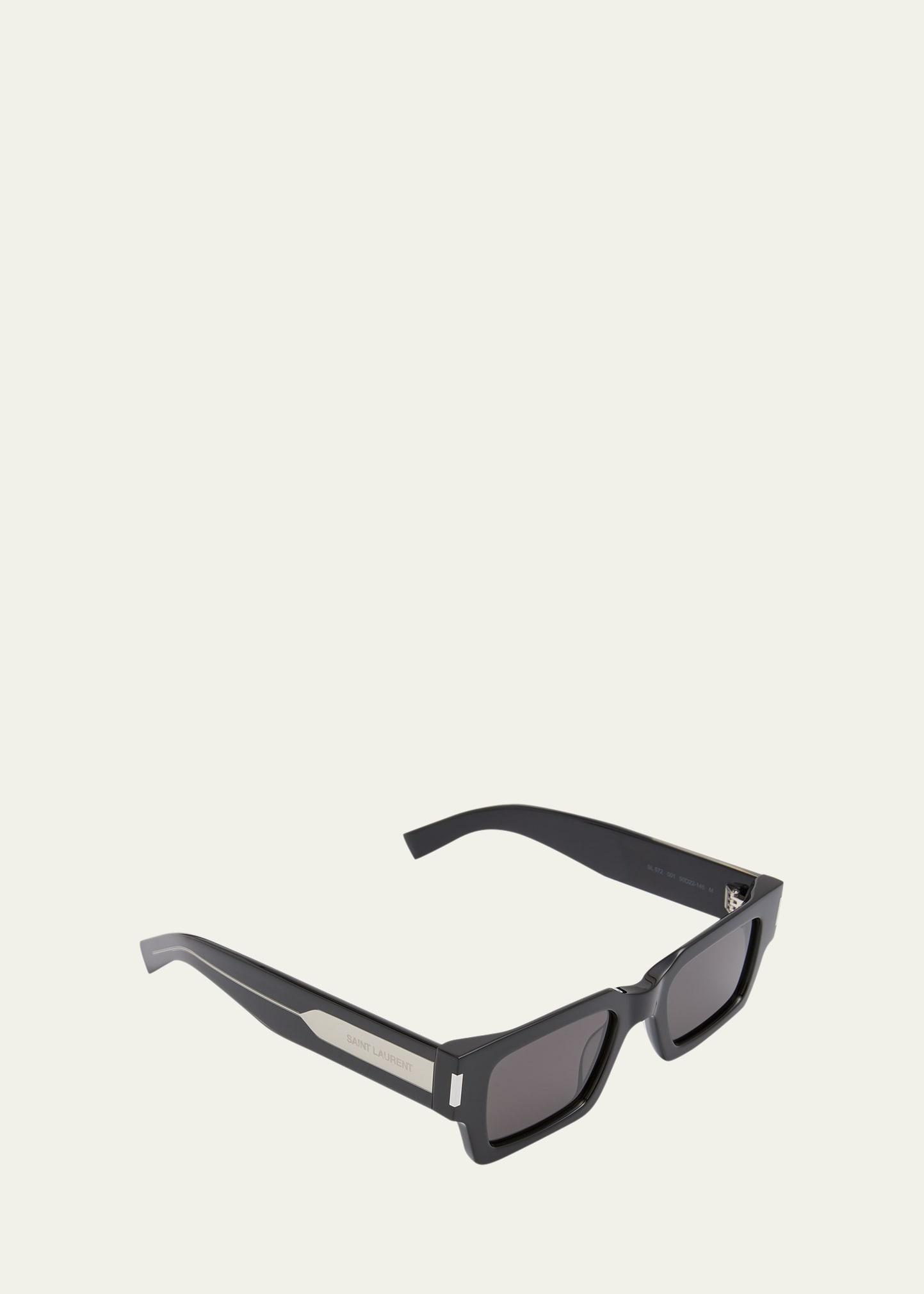 Logo Acetate Rectangle Sunglasses Product Image