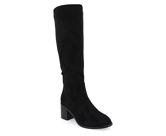 Journee Tru Comfort Foam™ Women's Romilly Calf Boots, Size: 6.5, Black Product Image