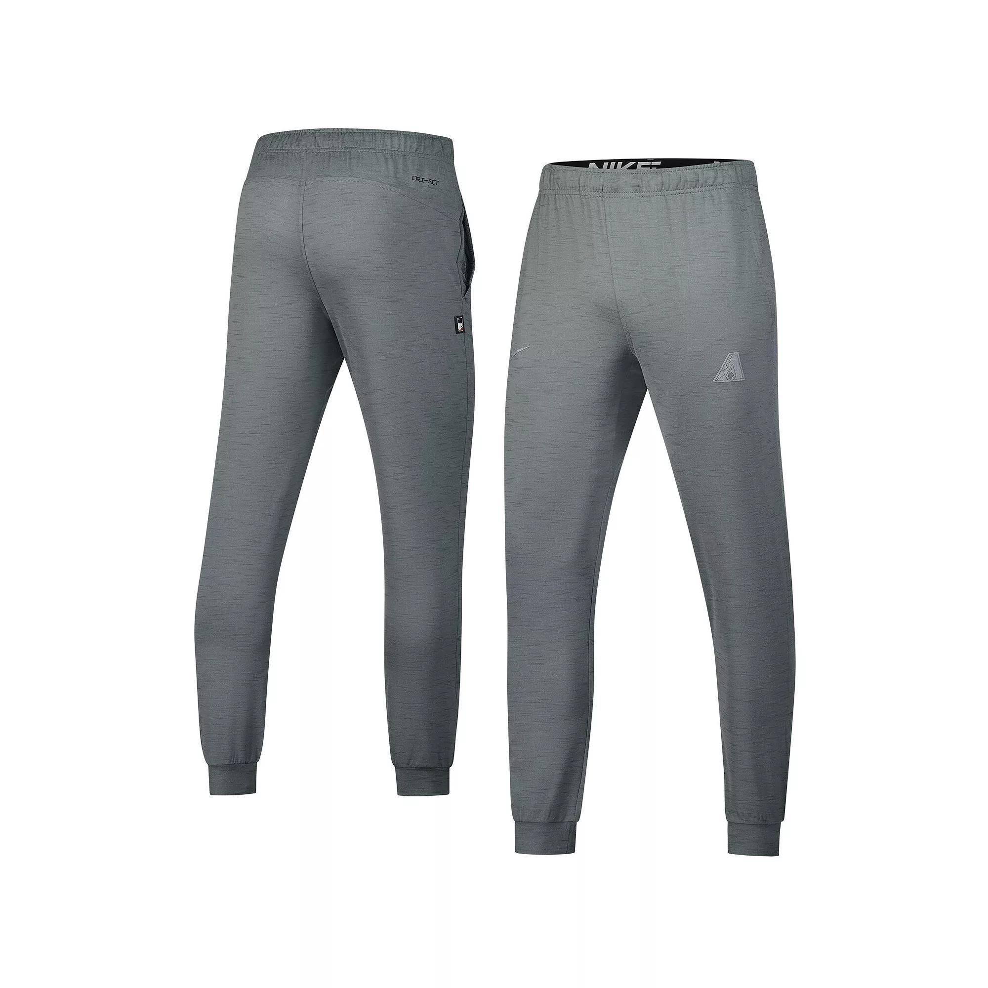 Men's Nike  Heather Gray Arizona Diamondbacks Travel Performance Pants, Size: XL, Grey Product Image