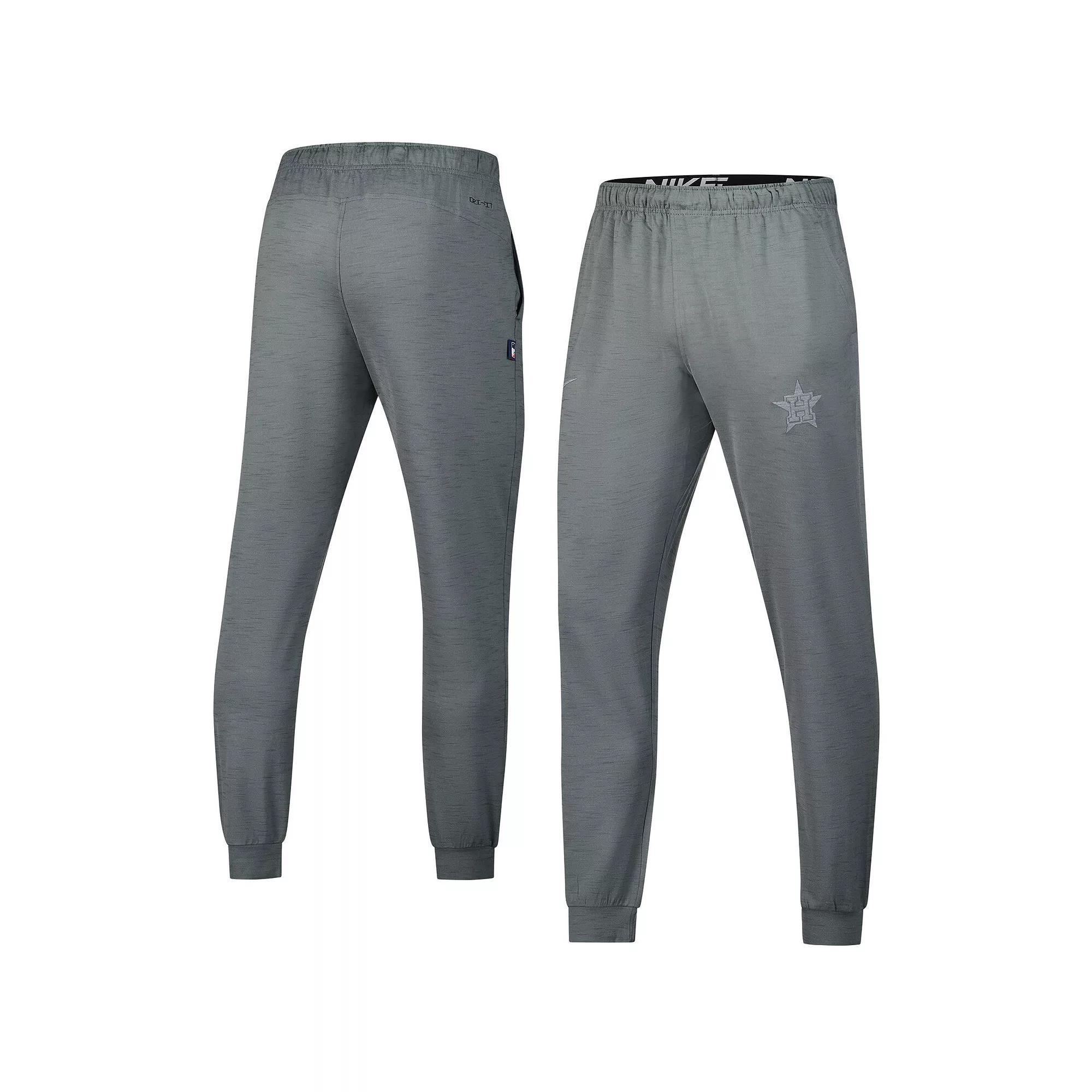 Men's Nike  Heather Gray Houston Astros Travel Performance Pants, Size: XL, Grey Product Image