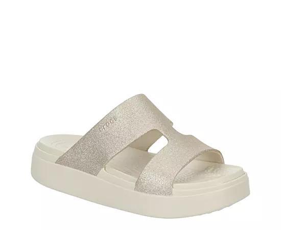 Crocs Womens Getaway Glitter H-Strap Slide Product Image