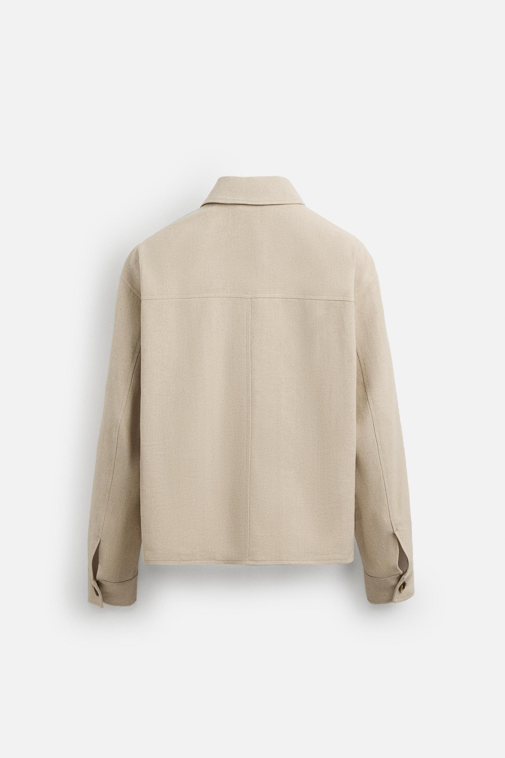 LINEN - COTTON OVERSHIRT Product Image