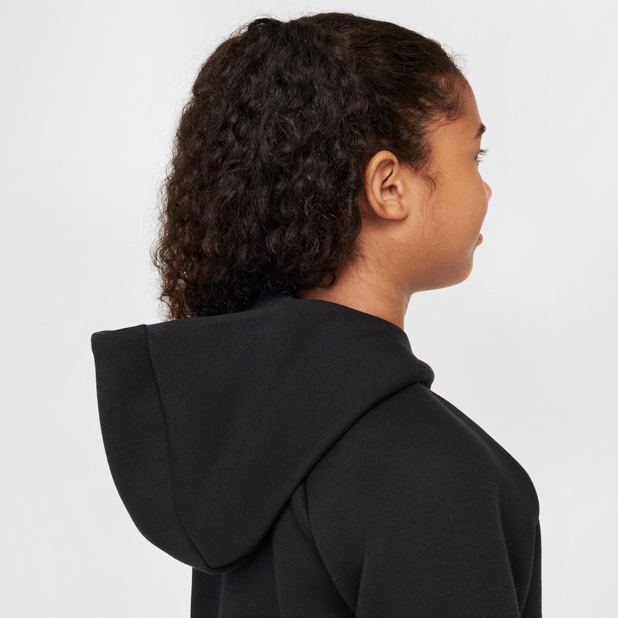 Nike Kids' Tech Fleece Full Zip Hoodie in Black/Black/Black/Black at Nordstrom, Size Xs Product Image
