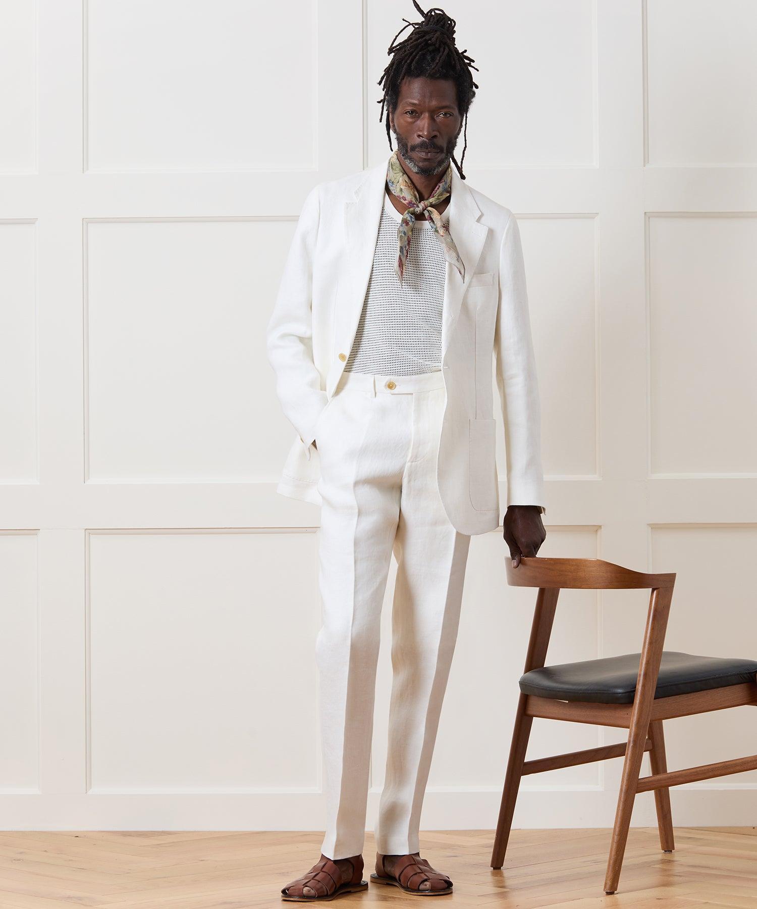 Italian Linen Slim Madison Suit Product Image